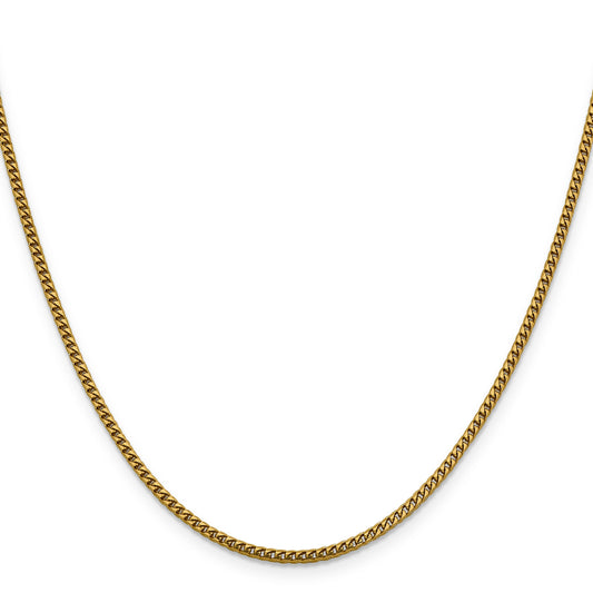14K Yellow Gold Franco Chain 20-inch