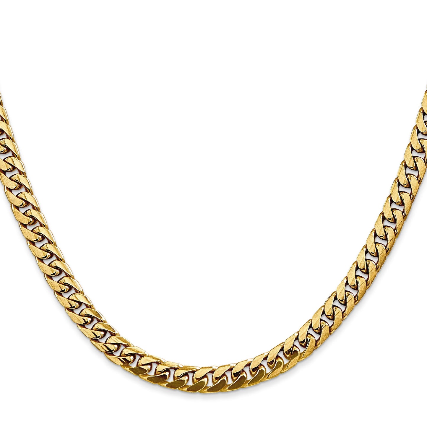 Cuban 20 inch Chain Necklace 14k Gold