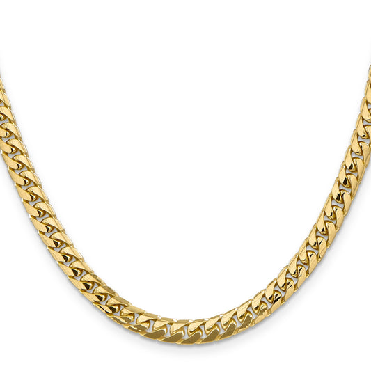 14k Gold  Miami Cuban 24 inch Chain Necklace