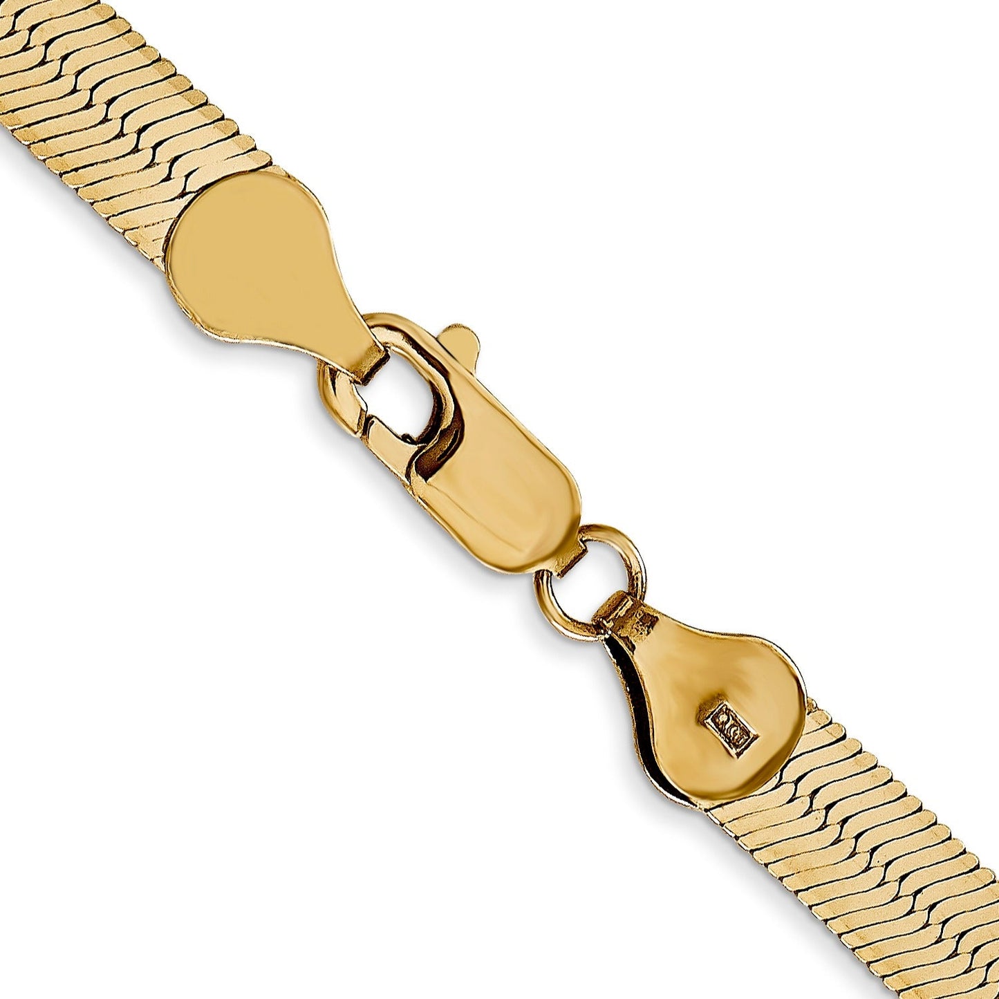 24-inch 14k Yellow Gold Silky Herringbone Chain