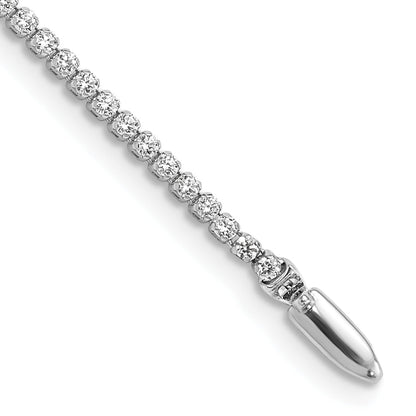 Lab Grown Diamond Tennis Bracelets 14k Gold