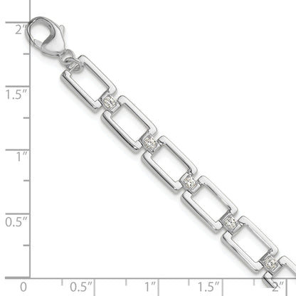 14K Gold 1/2 carat Lab Grown Diamond Link Bracelets