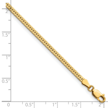 14K Yellow Gold Filled Herringbone Chain