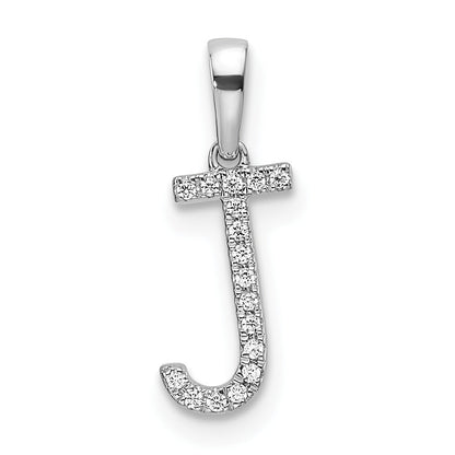 Diamond Initials 14k Gold Pendants