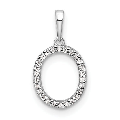 Diamond Initials 14k Gold Pendants