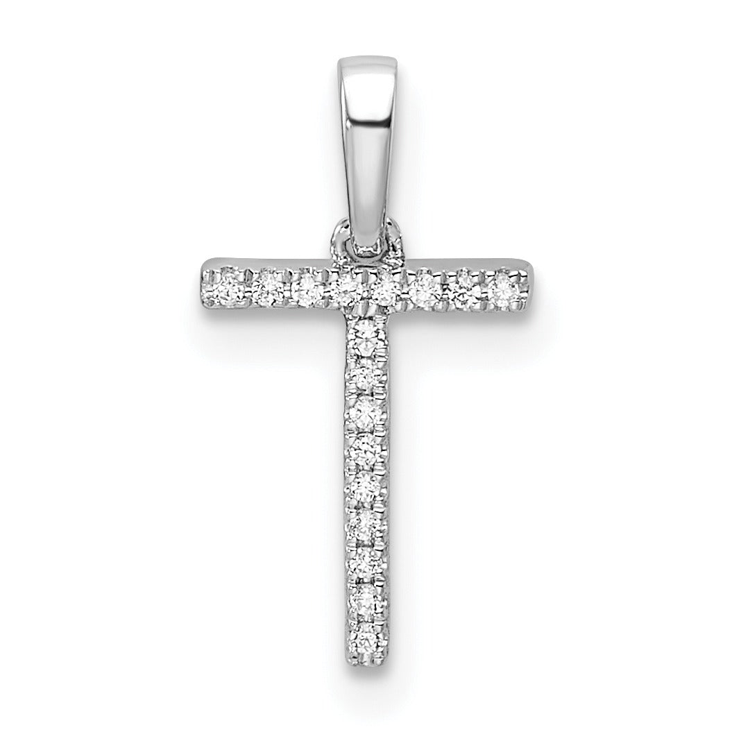 Diamond Initials 14k Gold Pendants