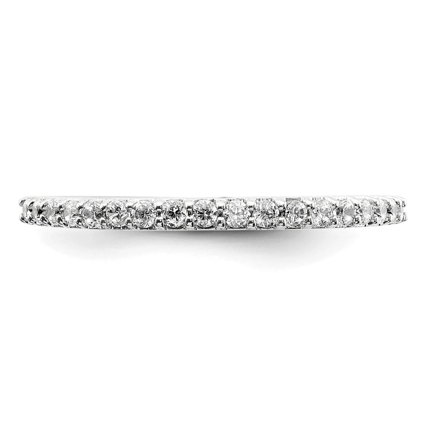 14k Gold Lab Grown Diamond Wedding Band 0.25 Ct