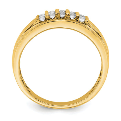 1/2 ct Lab Grown Diamond Men's Ring 10k Gold