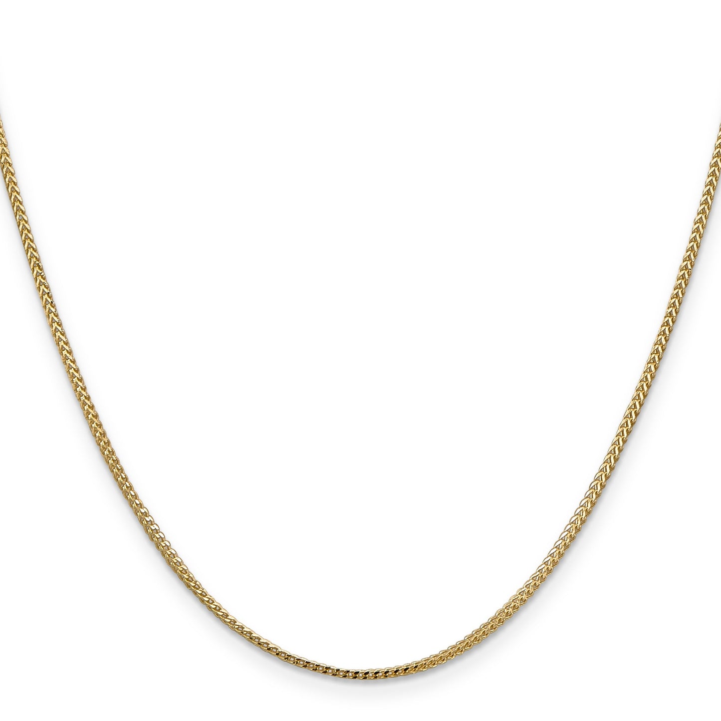 14K Yellow Gold 1.1 mm Franco Chain