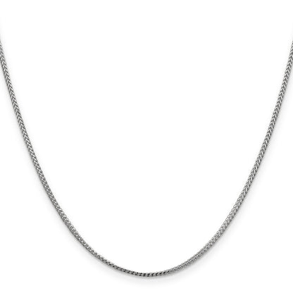20-inch 14K White Gold Franco Chain
