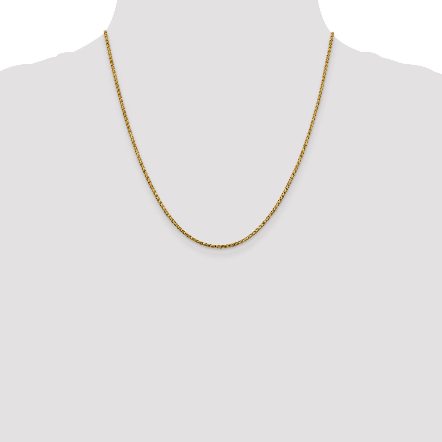 20-inch 14K Yellow Gold Open Franco Chain