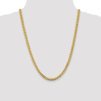 14k Gold  Miami Cuban 24 inch Chain Necklace