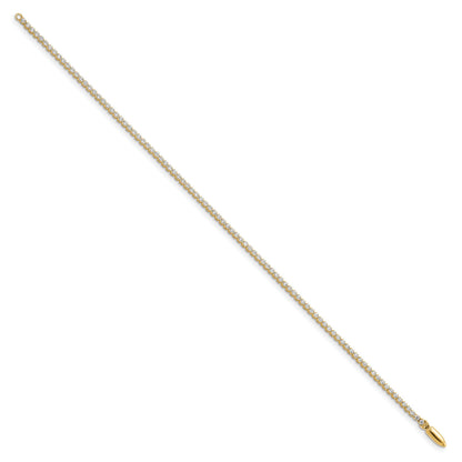 Lab Grown Diamond Tennis Bracelets 14k Gold
