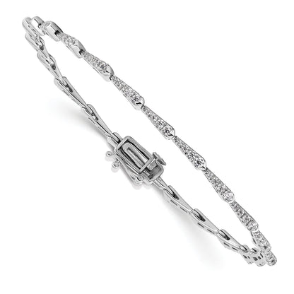14K Yellow Gold 1/2 carat Lab Grown Diamond Fashion Bracelet