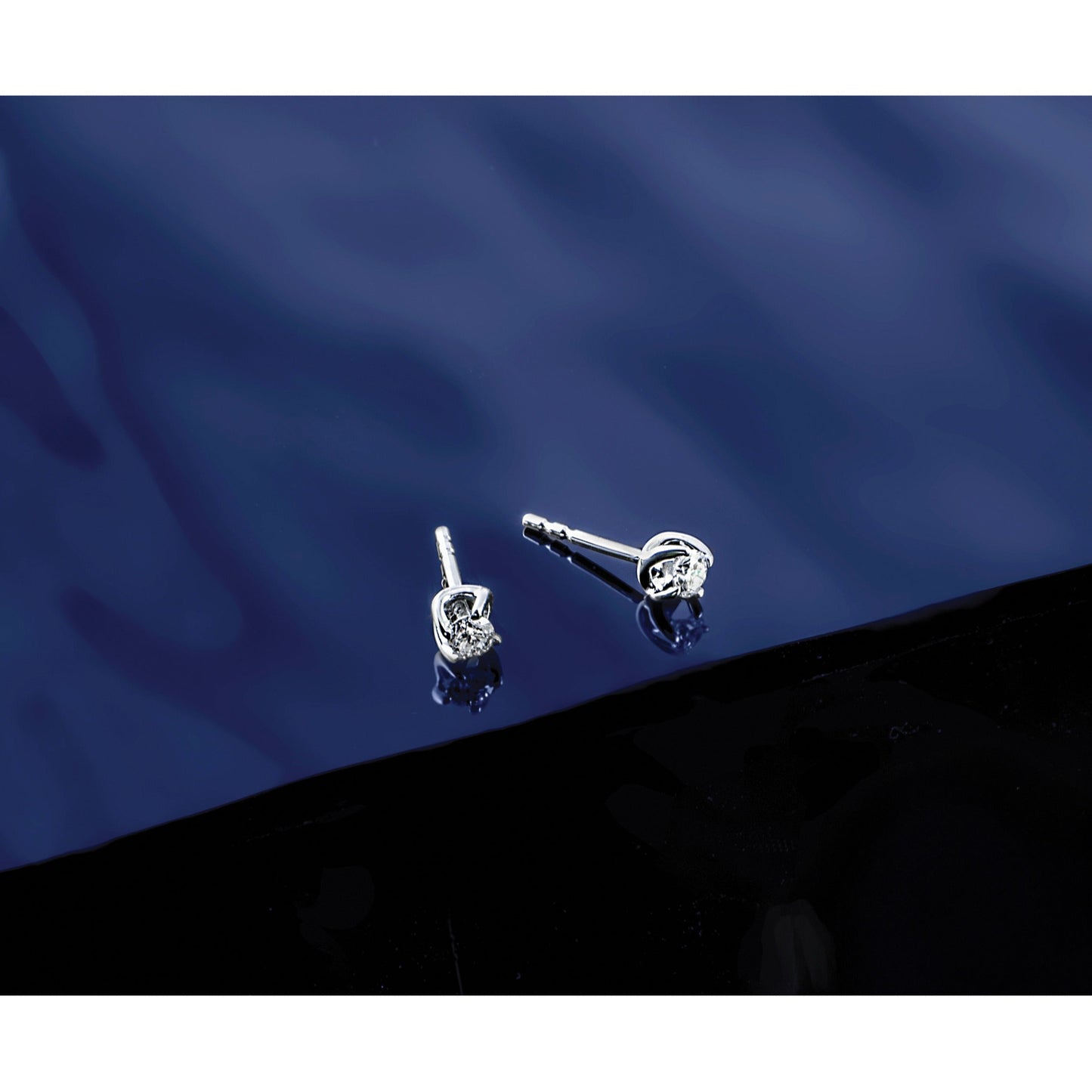 14k White Gold Lab Grown Diamond Stud Post Earrings 0.2 Ct