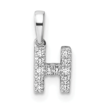 Natural Diamond Initials Bail Pendants