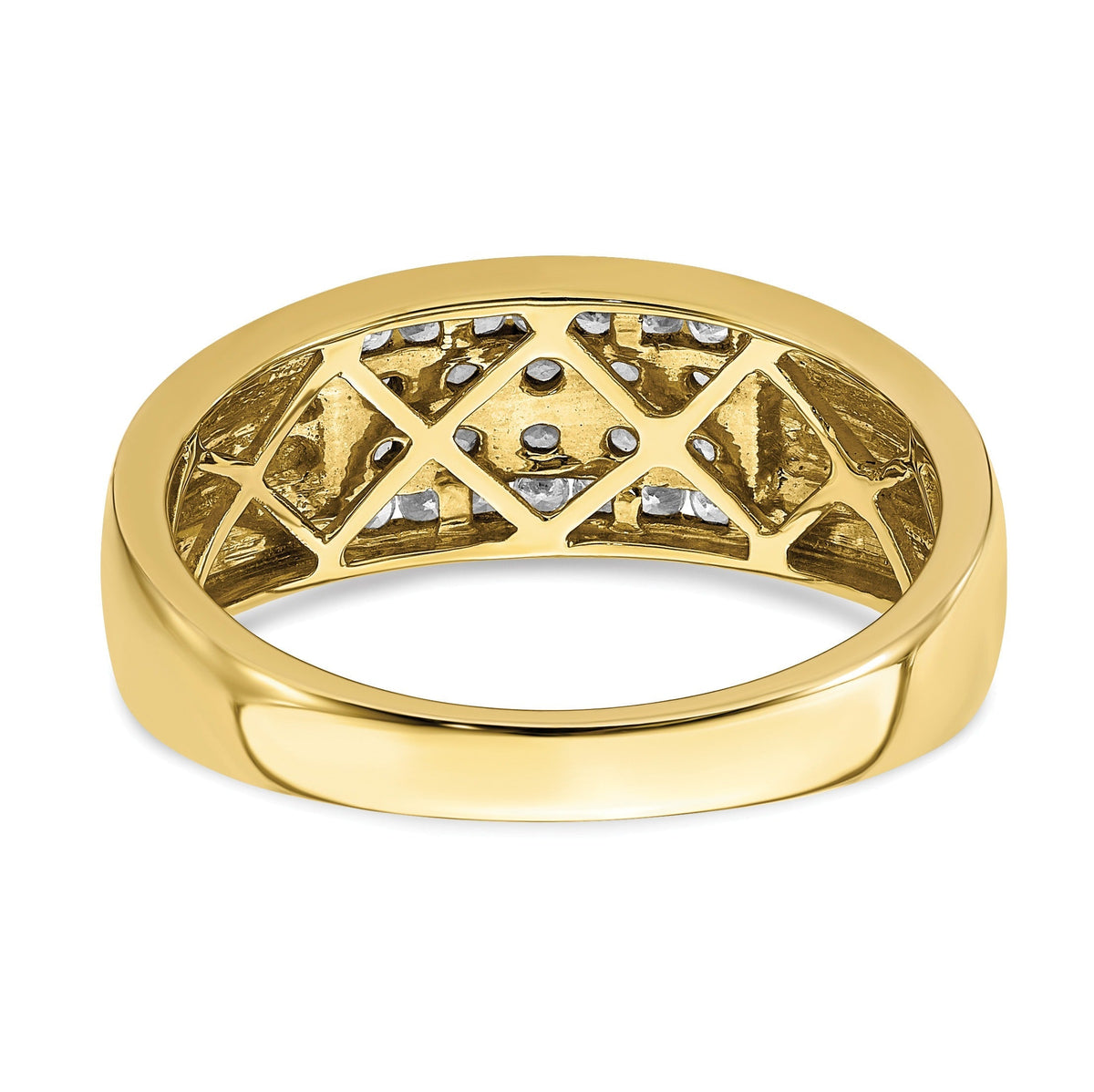 1/2 ct Lab Grown Diamond Men's Ring 10k Gold