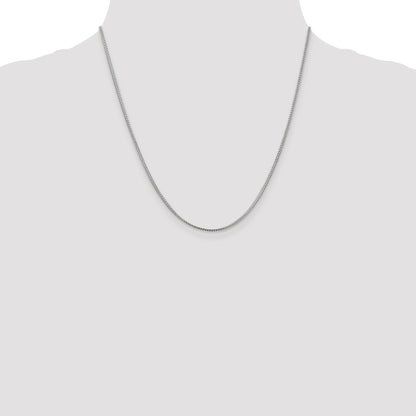 20-inch 14K White Gold Franco Chain