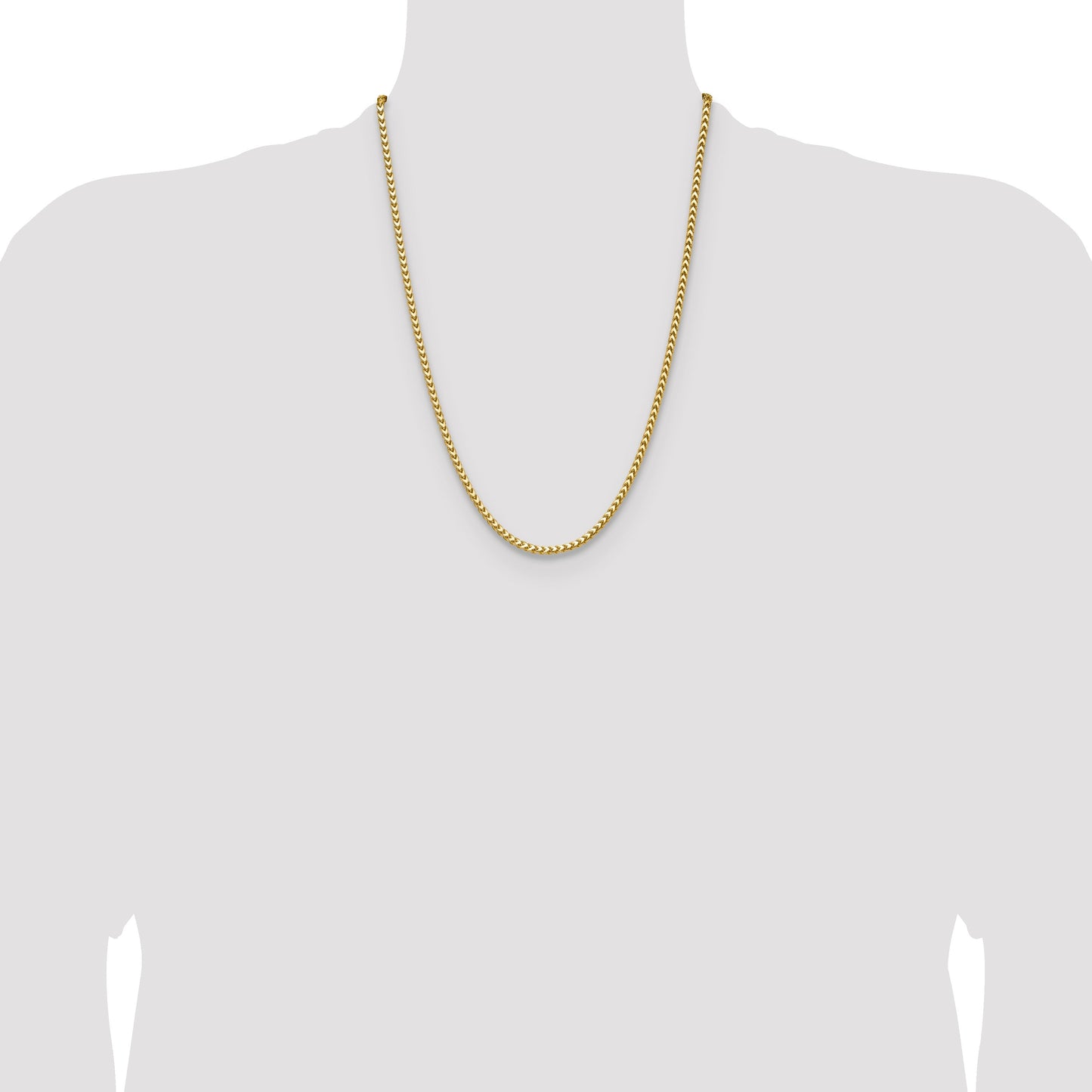 14K Yellow Gold Franco Chain 24-inch