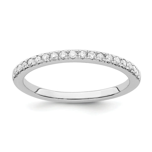 14k Gold Lab Grown Diamond Wedding Band Eternity Ring