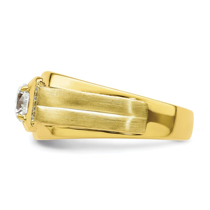 10k Gold 7/8 ct Lab Grown Diamond Men's Band Ring