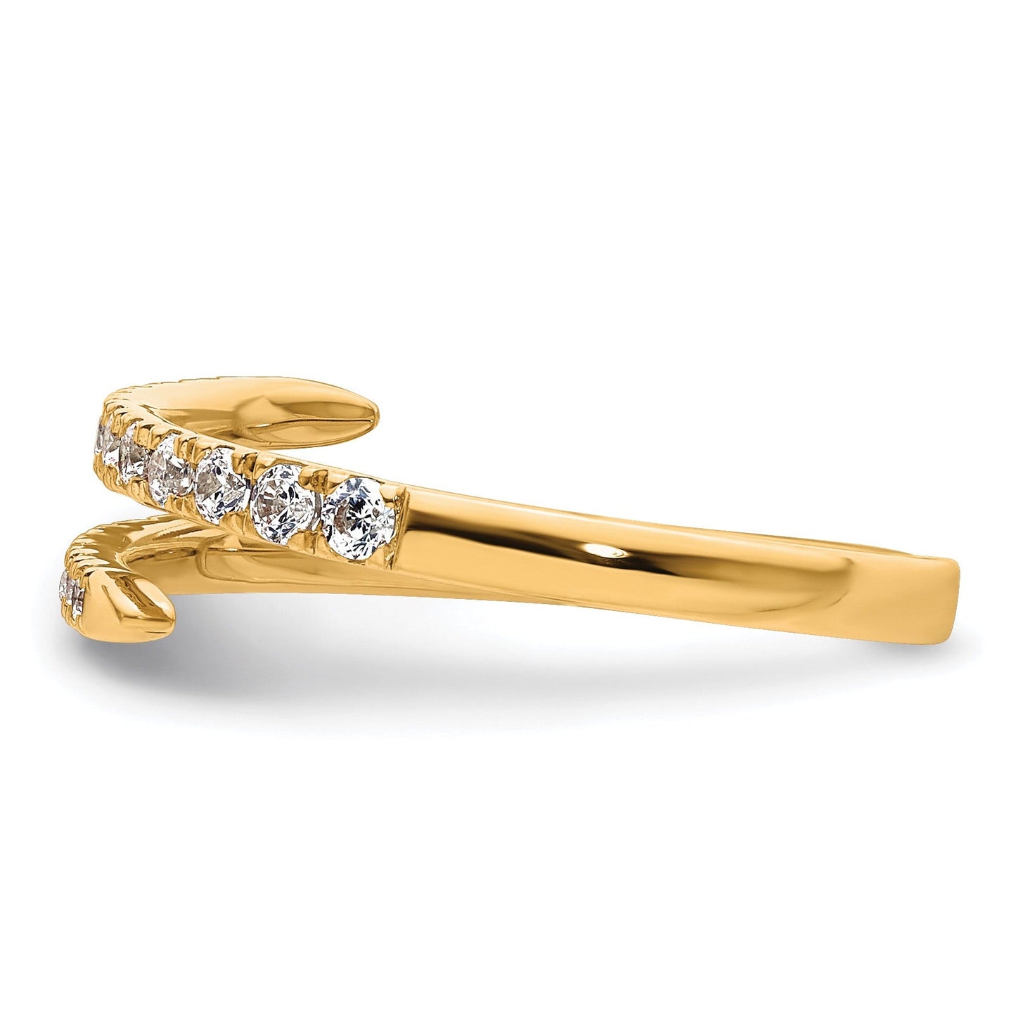 14k Gold Lab Grown Diamond Fashion Pave Bands