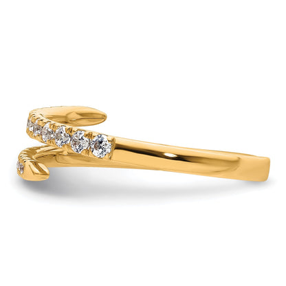 14k Gold Lab Grown Diamond Fashion Pave Bands