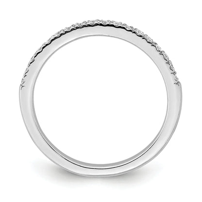 14k Gold Lab Grown Diamond Wedding Band Eternity Ring