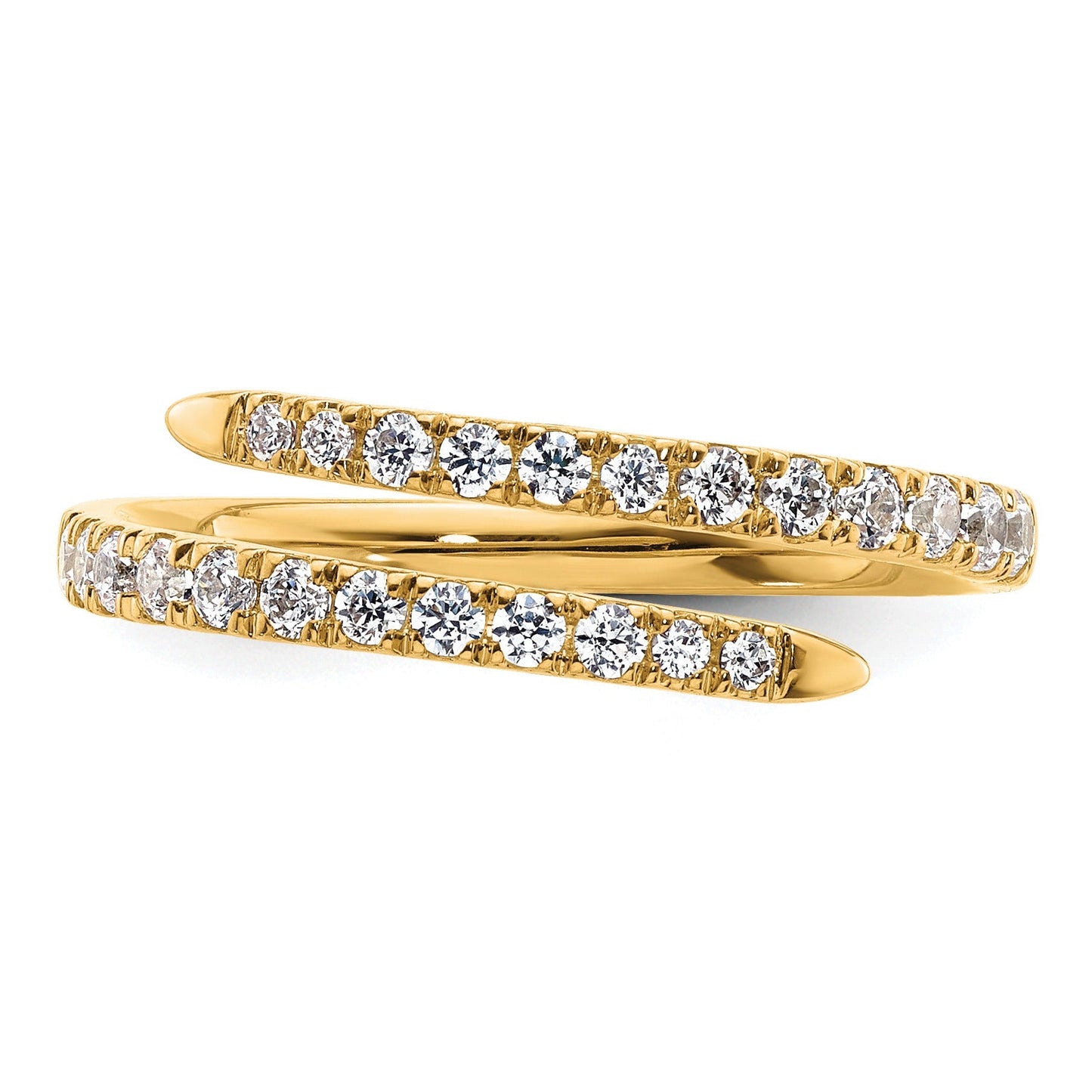 14k Gold Lab Grown Diamond Fashion Pave Bands