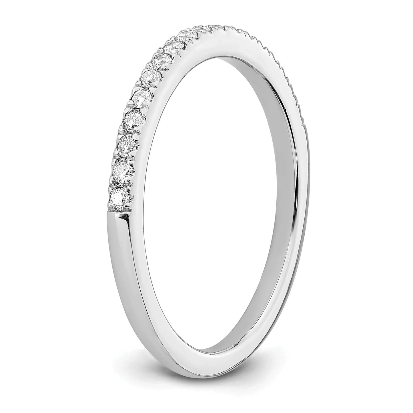 14k Gold Lab Grown Diamond Wedding Band Eternity Ring
