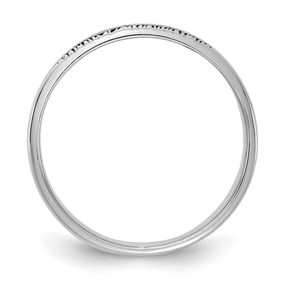 Gold Fingerprint Band