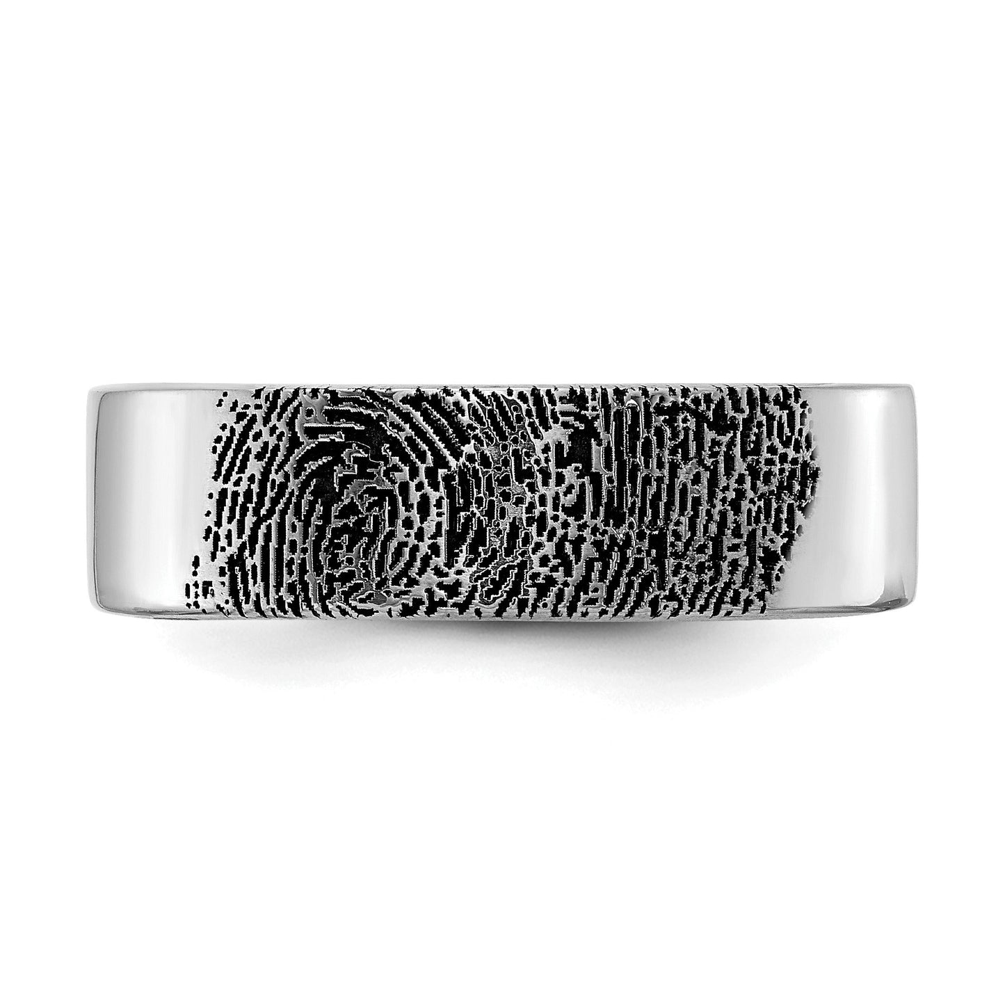 Gold Fingerprint Band