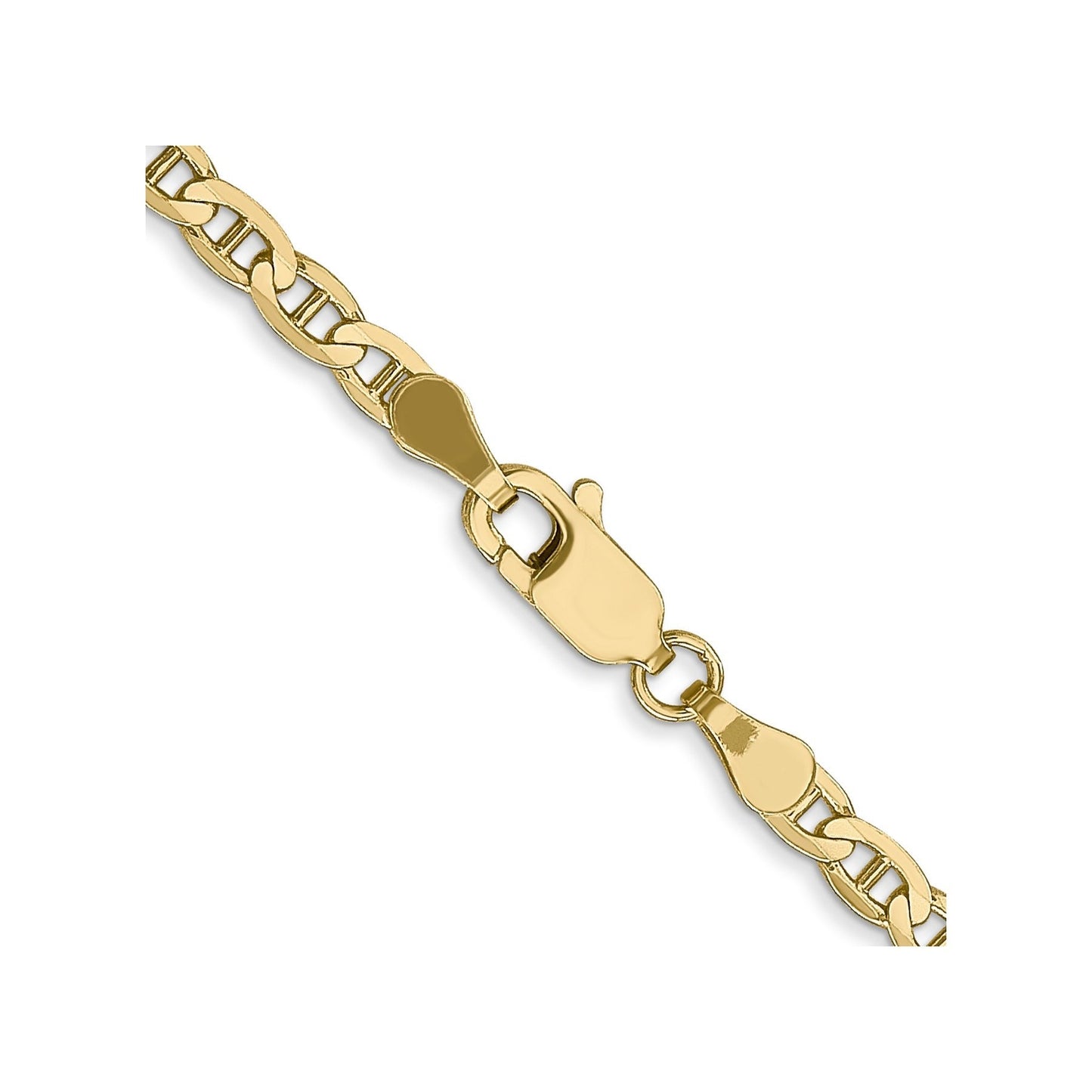 18 inch Gold Concave Anchor 3 mm Chain