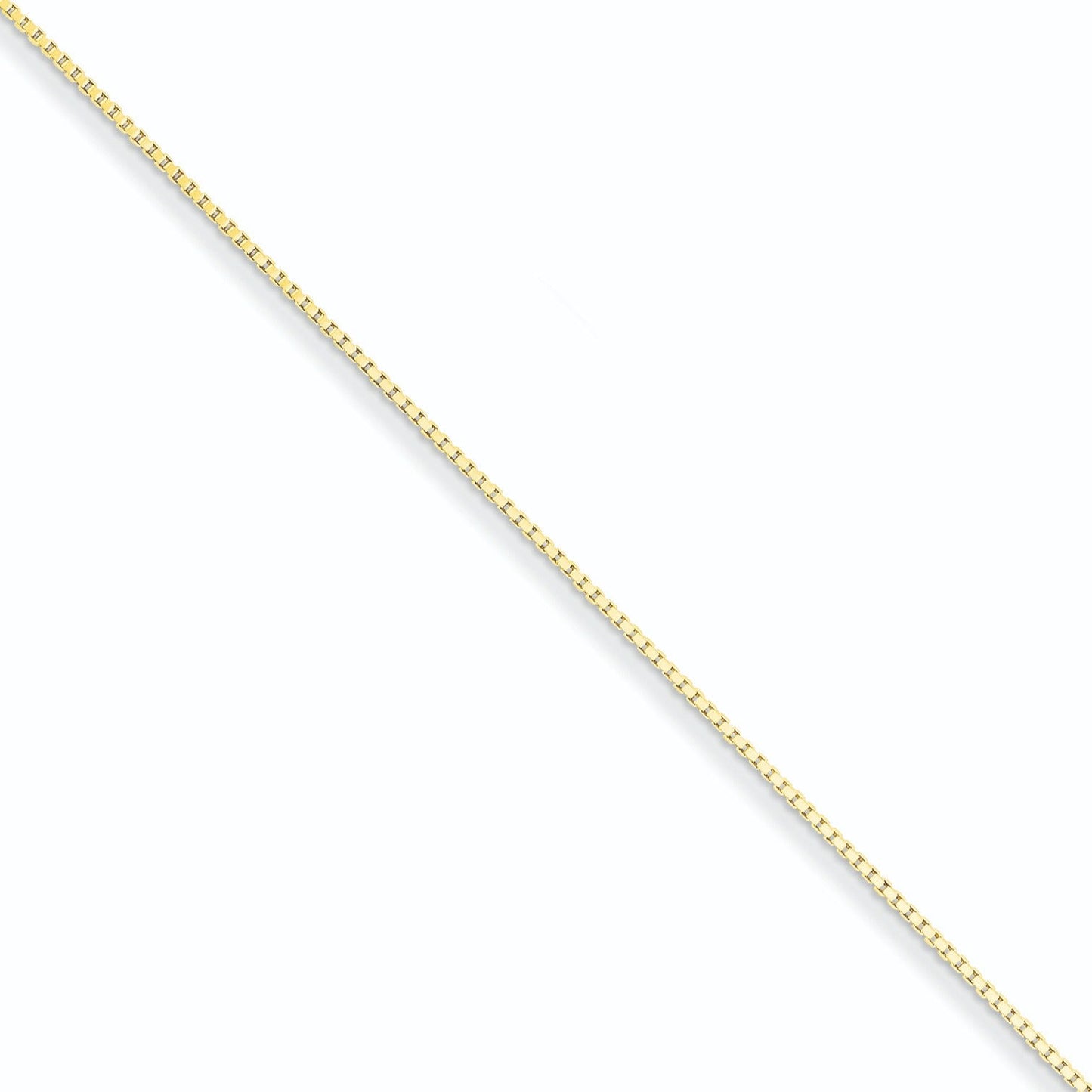 0.9mm Gold-plated Sterling Silver Box Chain 18 inch