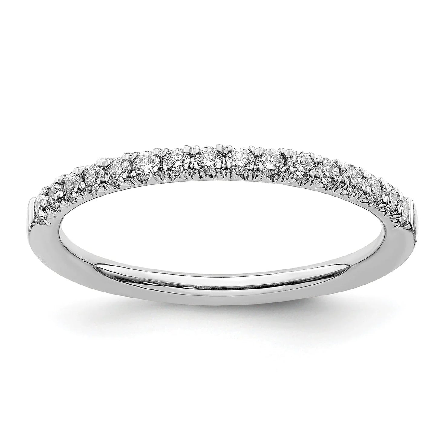 14K Gold Lab Grown Diamond Eternity Wedding Bands