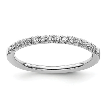 14K Gold Lab Grown Diamond Eternity Wedding Bands