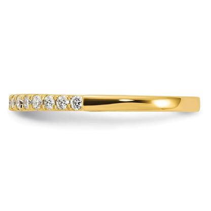 14K Gold Lab Grown Diamond Eternity Wedding Bands