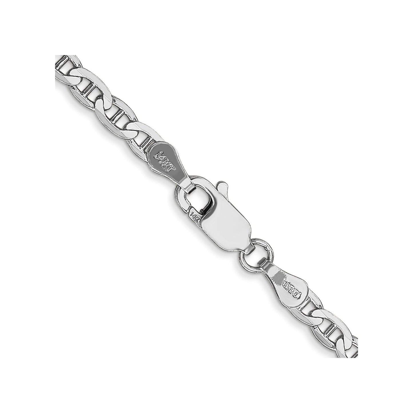 18 inch Gold Concave Anchor 3 mm Chain