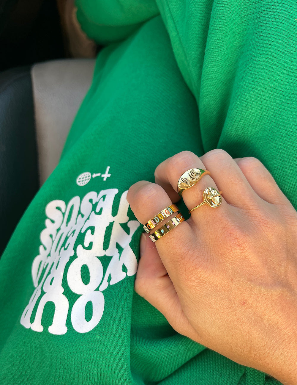 Elevated Faith Butterfly Signet Ring