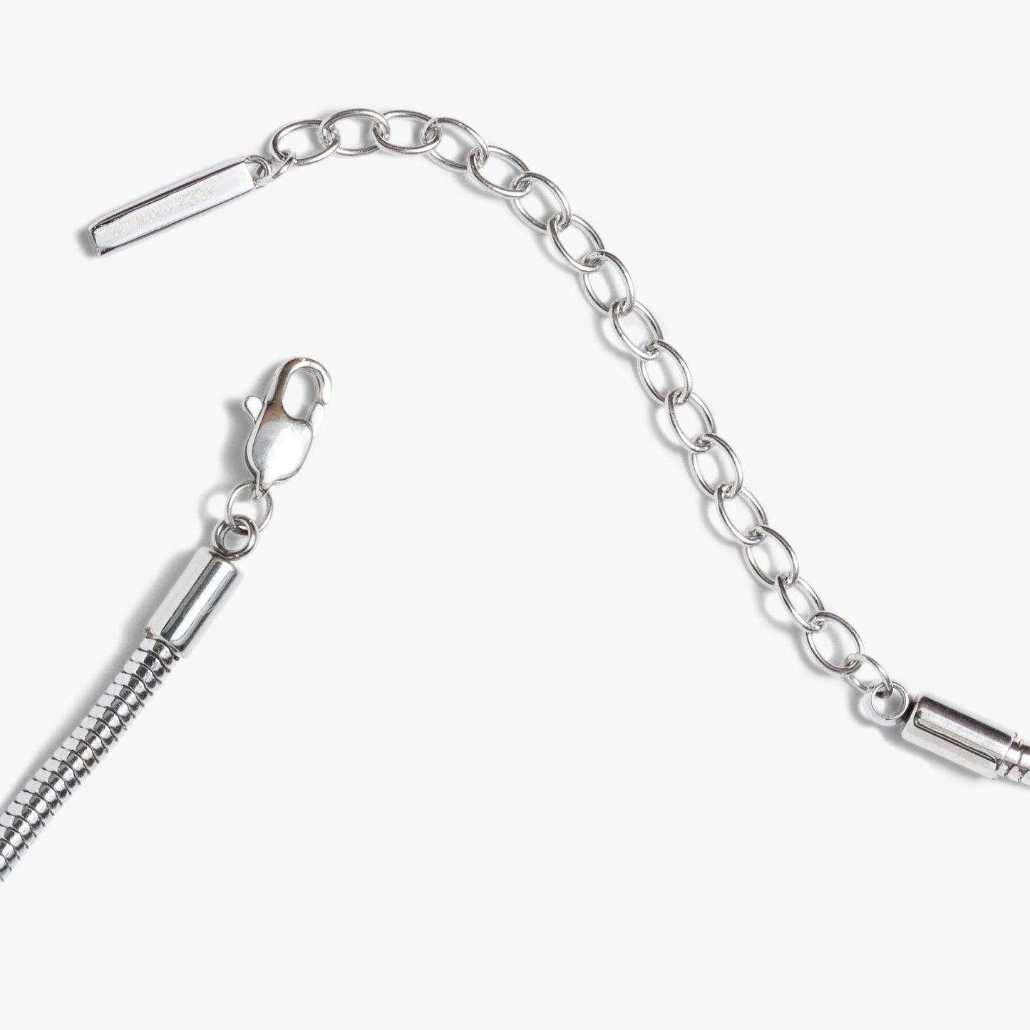 Round Herringbone Charm & Layering Necklace