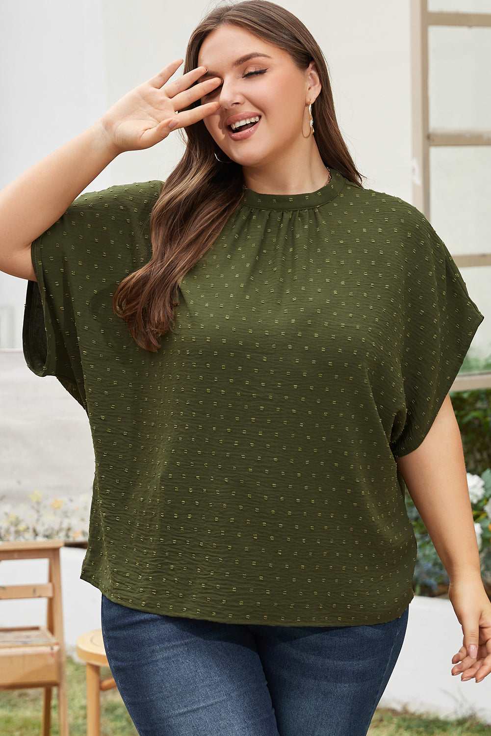Kataleya Mock Tied Nape PLUS Top