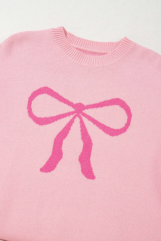 Threaded Pear Ava Graphic Drop Shoulder Sweater