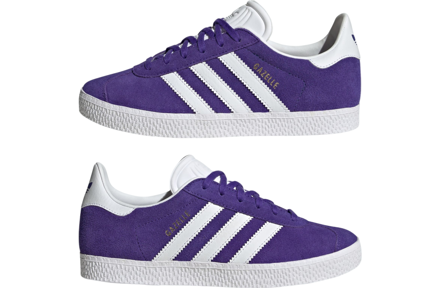 Grade School adidas Gazelle 'Energy Ink Cloud White Gold Metallic (Gs)'
