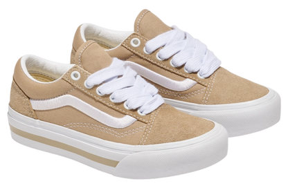[vn0009pdkhk] Youth Vans Old Skool Platform - Khaki