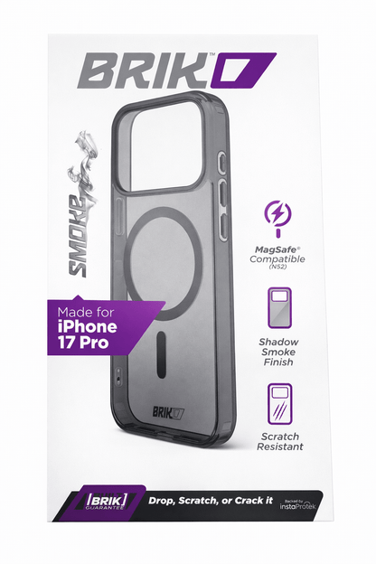 Brikd Case for Iphone 17 Pro (Only) - Smoke Clear