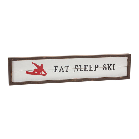 Melrose International Eat Sleep Ski Sign 23"L