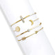 Gold Clear Arrow & Bar