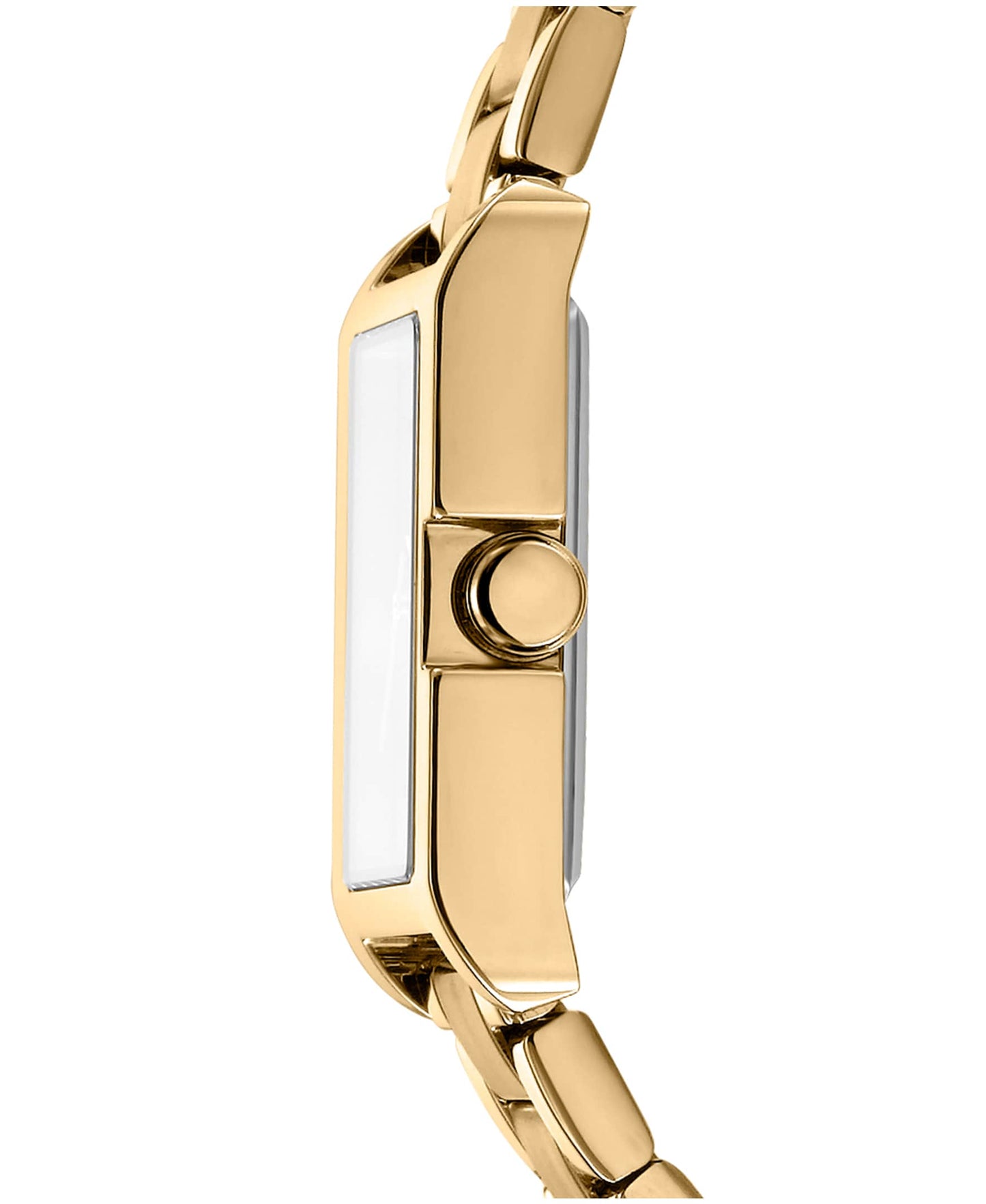 Dkny Women Watch, Gold Color Case, Dark Green Dial, Gold Color Metal Bracelet, 3 Hands, 3 Atm