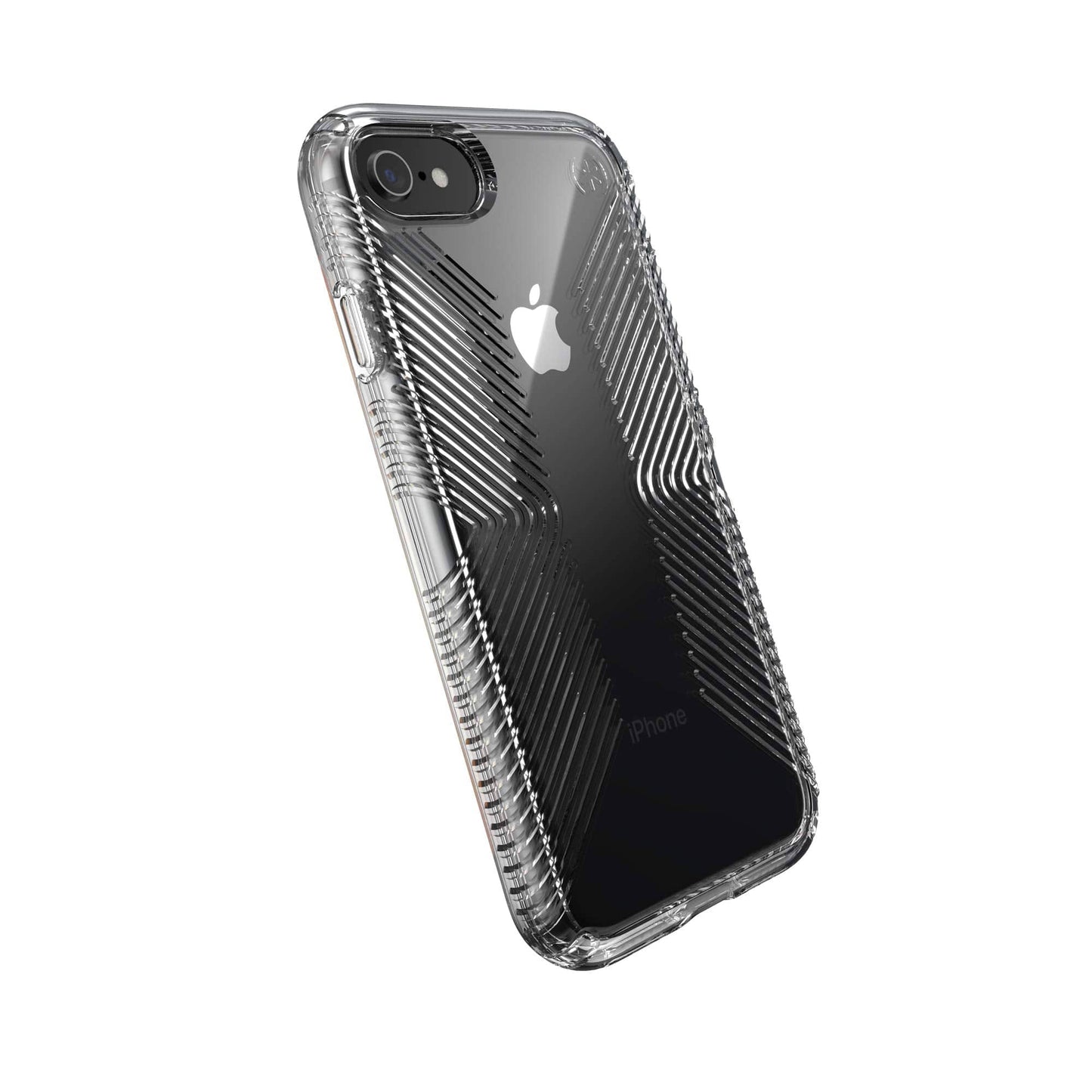 Speck Products Presidio Perfect-Clear with Grip Case, Compatible with Iphone Se (2022)| Iphone Se (2020)| Iphone 8| Iphone 7, Clear/Clear (136216-5085)