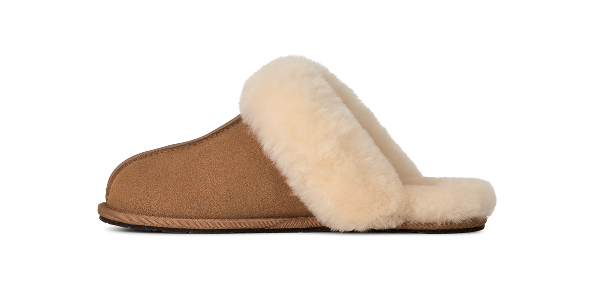 UGG Scuffette II Womens Mules — Chestnut Suede